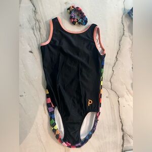 Plum flipside Practicewear leotard size adult XS